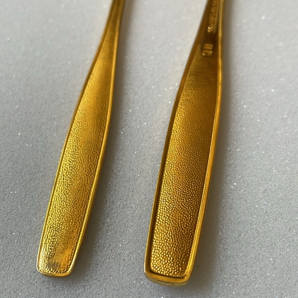 Set of 2 Rogers Cutlery Golden Spring Garden electroplate intl. - Picture 6 of 9